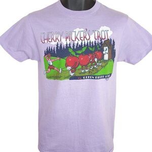 Cherry Pickers Trot T Shirt Vintage 80s 1987 Green Bluff Washington Made In USA